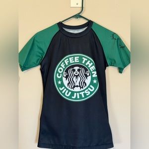 XMartial women’s rashguard - Coffee Then Jiu Jitsu. Medium. Excellent condition